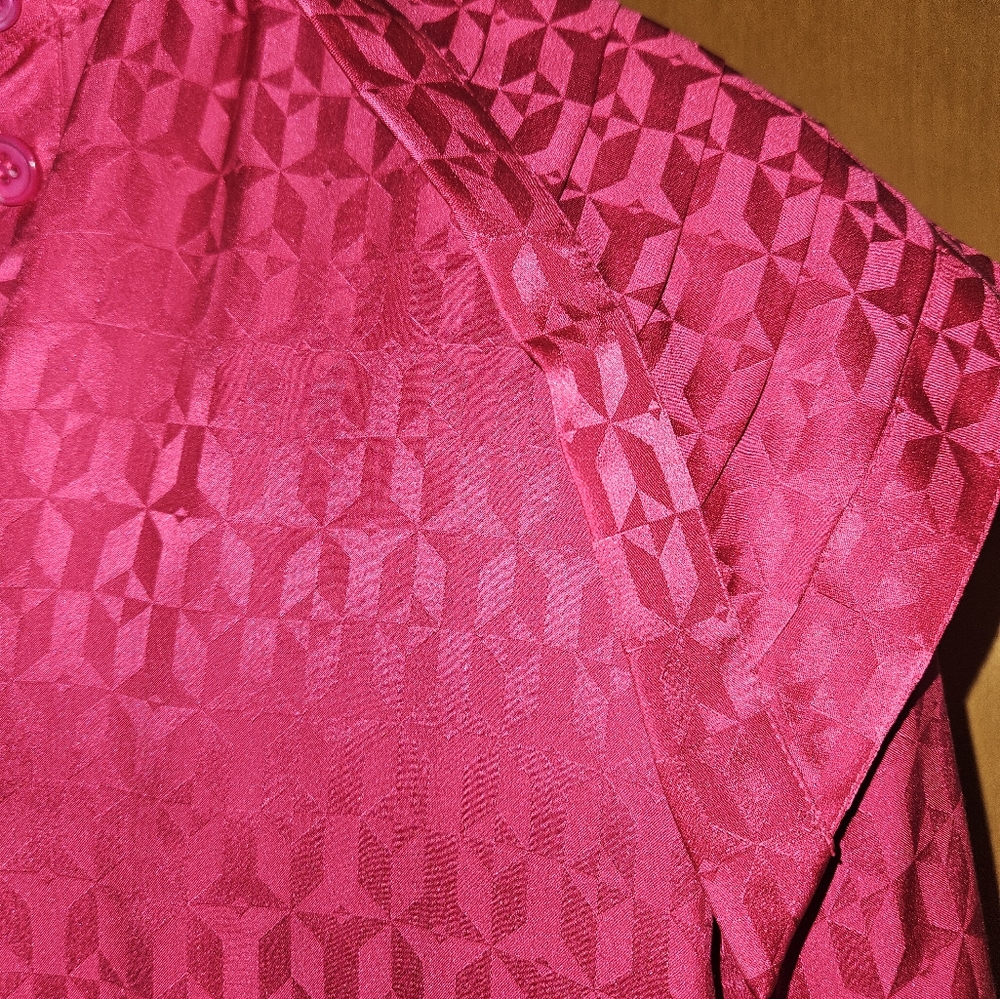 Vintage Pink Silk Dress - Picture 7 of 8